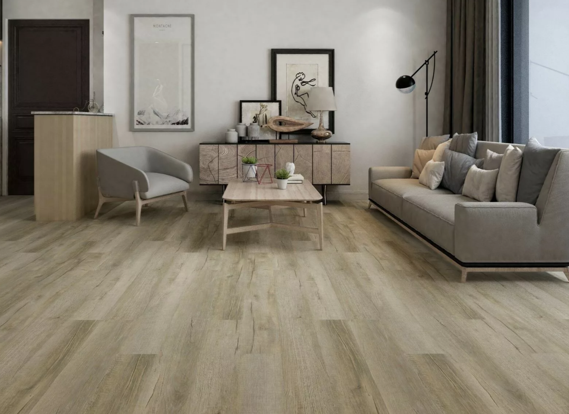 Кварцвинил SPC KronParket 9145/1 Камень лунный Rigid acoustic фото 2
